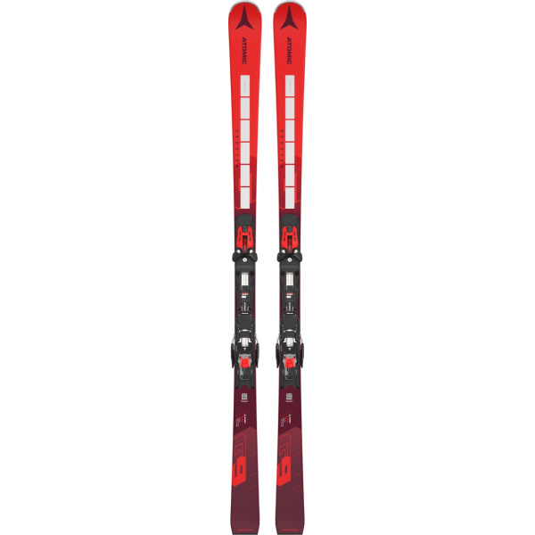 Atomic Redster G8 - 2024 Skier mit Bindungen, Ansicht von oben.