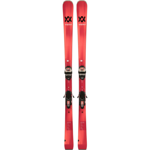 Völkl Deacon LTD 2024 Skier – Detailaufnahme der Skispitzen und Bindungen.
