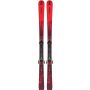 Atomic Redster G7 2023 Skier – rote Skier mit Bindung, Ansicht von oben.