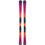 Elan Ace Speed Magic SLX Skier – Ansicht von oben mit Bindungen.