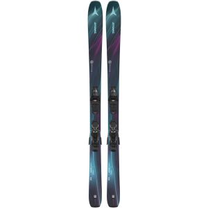 Atomic Maven 86 Skier mit Bindung, Ansicht von oben – perfekt für jedes Pistenabenteuer.